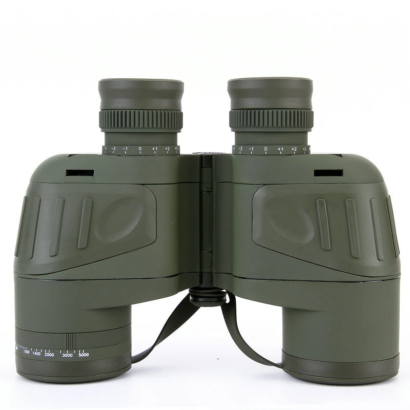 Professional Wide Angle Powerful Green Optical Coated Hunting Binoculars 10X50 with Bak4 Prism